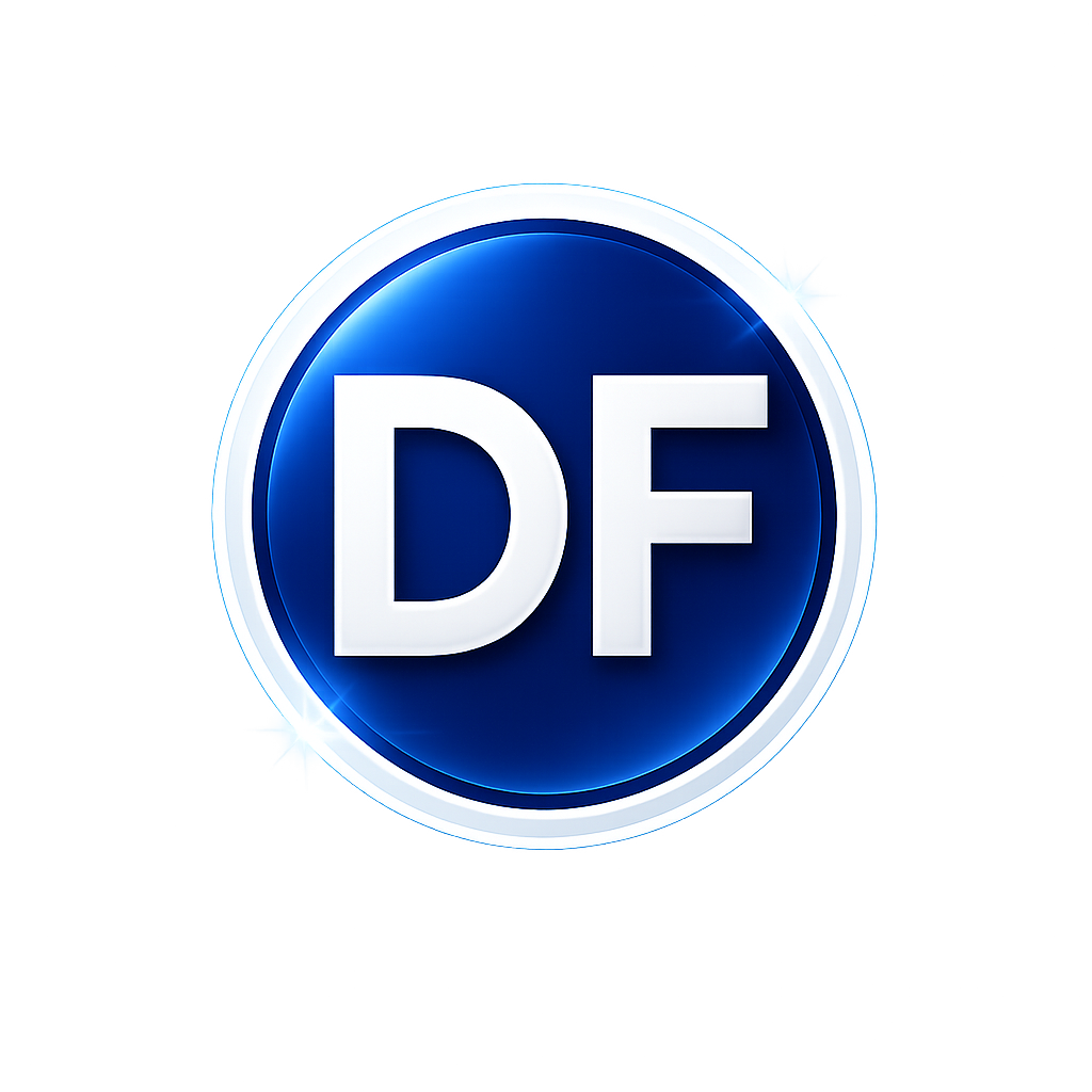 Logotipo DF de Domis Fly